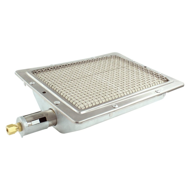 MOFLAME Ceramic Infrared DIY Heating Gas Burner with Gas Intake