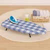 Korean Foldable Low-Height Medium Ironing Mat Check Pattern