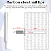 Ovveroche 100Pcs Double-Head Skirting Thread Seamless Nail, Skirting Line Without
