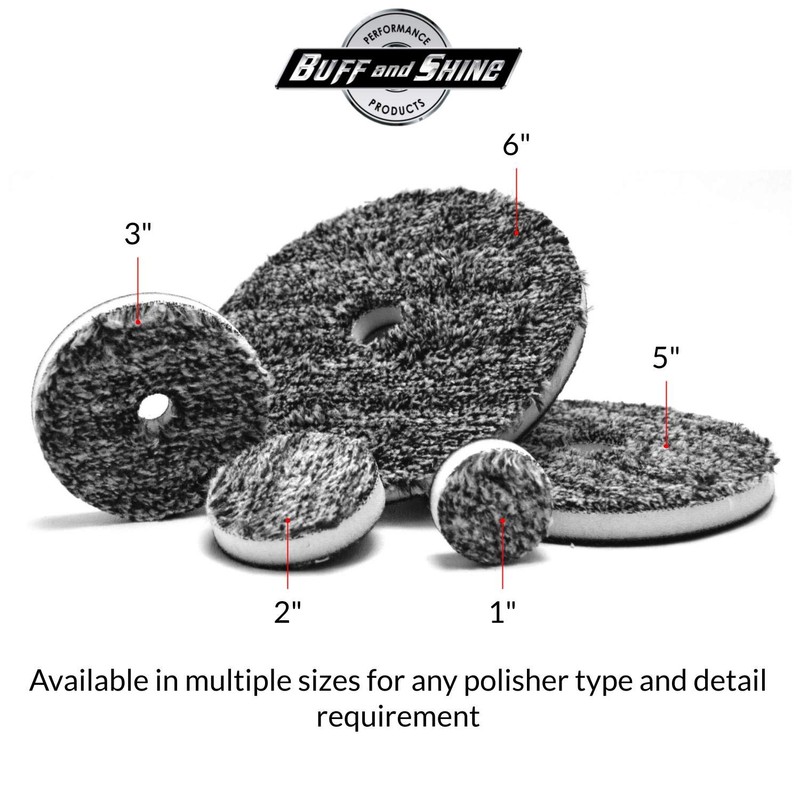 Buff and Shine 2" URO-Fiber Microfiber Pad 4 Pack