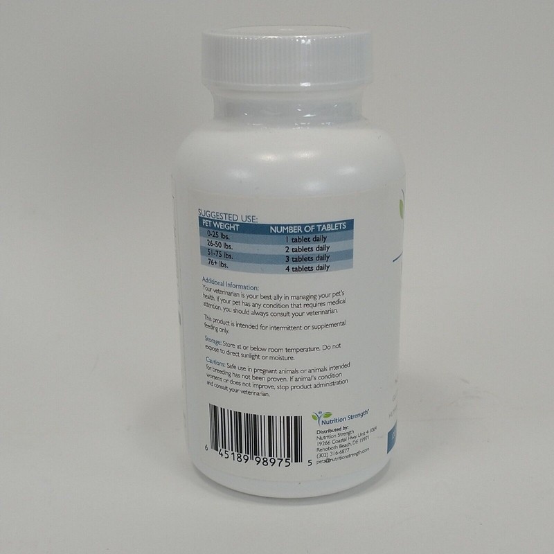 Nutrition Strength Vitamin D Complex Supplement for Dogs 120 Tablets