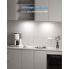 ASOKO HOME Dimmable Wired Under Cabinet Lighting - 3 Pack