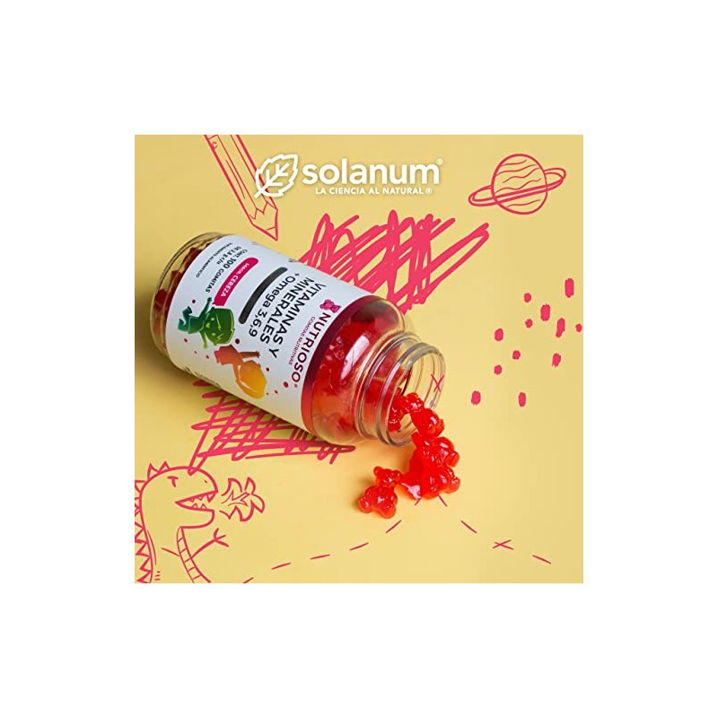 Solanum Solanum Vitaminas Para Niños + Omega 3, 6 Y