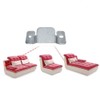 Tiberham Flush Mount Bracket for Sofas, Interlocking Clips, Furniture Connectors,