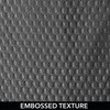 mDesign Luxury Shower Curtain, Waffle Design, Easy Care and Machine