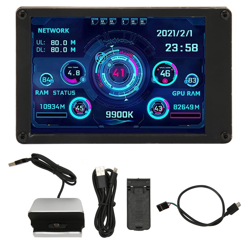 Sxhlseller , 3.5 Inch IPS USB Computer Temp, PC Sensor