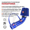 BARTOO Blue Performance 3" Universal Car Cold Air Intake Induction