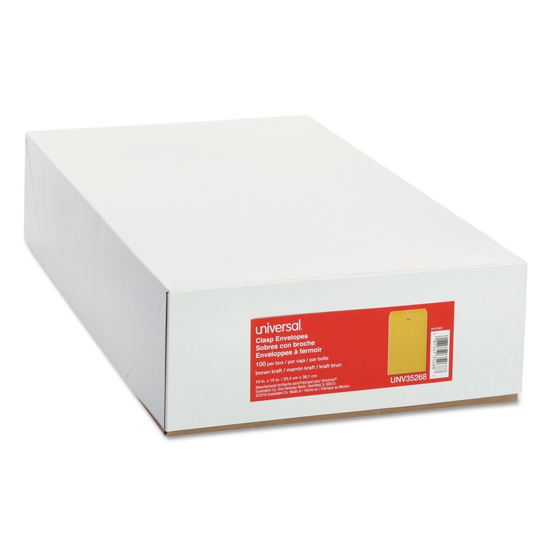 Universal Kraft Clasp Envelope 100 count