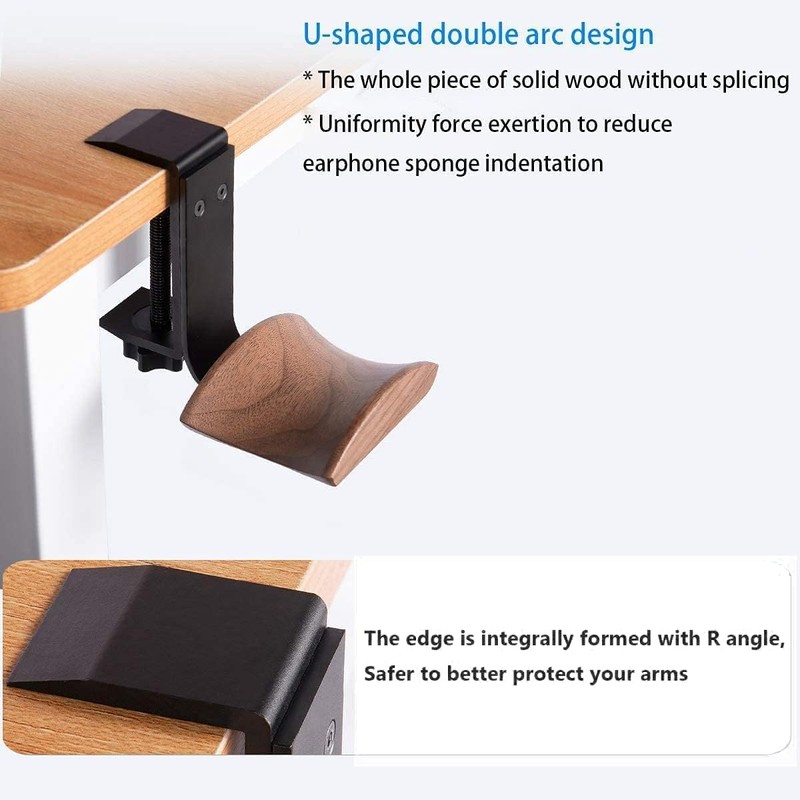 Headset Holder, Headphone Stand, Headphone Holder, Headphone Wall Mount for