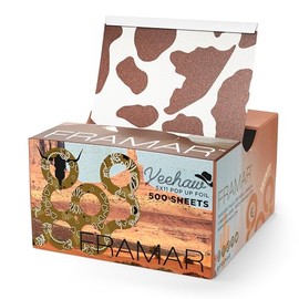 FRAMAR Láminas para el cabello - Láminas de aluminio para colorear y resaltar, 500 hojas para uso en salón