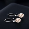 Gem Stone King 925 Sterling Silver Peach Morganite French Wire