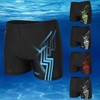 a401 Plus Size Men's Swim Set: Quick Dry Boxer Swim Trunks Loose 5XL (140-190 Pounds / Over 100 graphics distributed randomly) 10ea