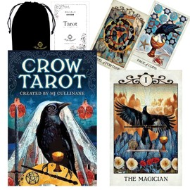 Tarot Cards, 78 Cards (Crow Tarot CROW TAROT) Crow Tarot Divination Divination with Japanese Instruction Manual (English Language Not Guaranteed)