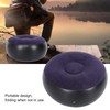 Fdit Portable Outdoor Camping Chair Inflatable Flocking Stool Footrest Cushion