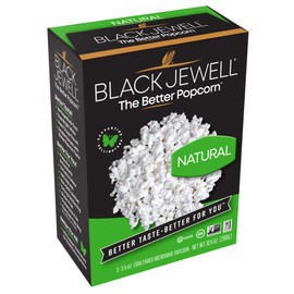 Black Jewell Gourmet Microwave Popcorn, Natural, 10.5 Ounces (Pack of 3)