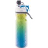 O2COOL HMLDP07 ArcticSqueeze Mist 'N Sip Botella, Azul Degradado, 591.47