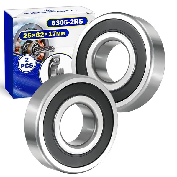 2 x ball bearings 6305 2RS for the engine with