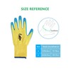 Donfri 3 Pairs Kids Gardening Gloves Safety Work Gloves Waterproof