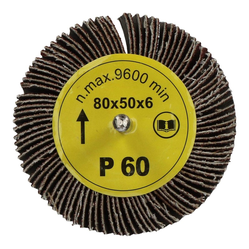 80mm x 50mm Flap Wheel Disc Abrasive Sanding Pad for