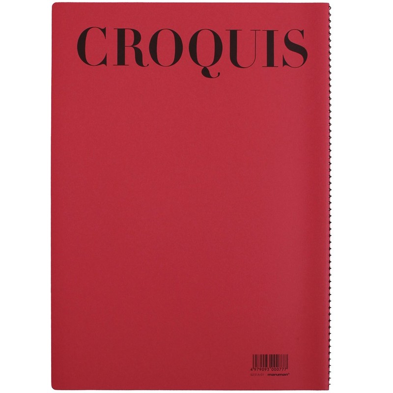 マルマン スケッチブック クロッキーブック スタンダード A4 レッド S231A-01