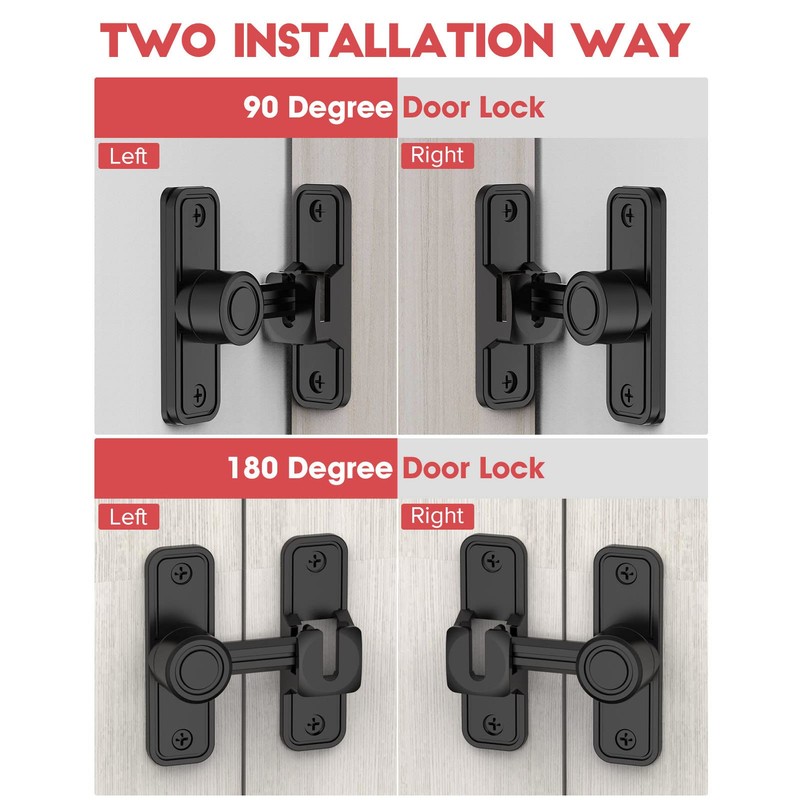 Heavy Duty Gate Latches 90 Degree Right Angle Barn Door