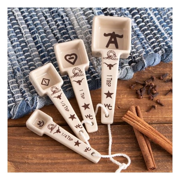 West Creation Branded Ceramic Measuring Spoons