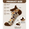 Halfchet 10 Pairs Coffee Socks for Women Coffee Ankle Socks