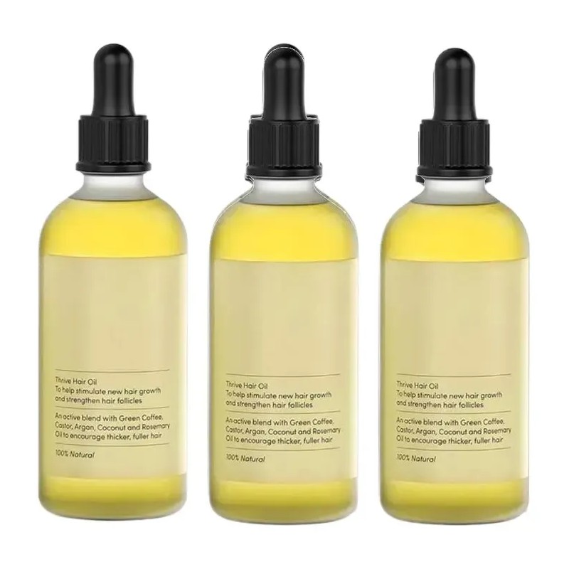 Aceite Vegano Natural Para El Crecimiento Del Cabello,60ml*3