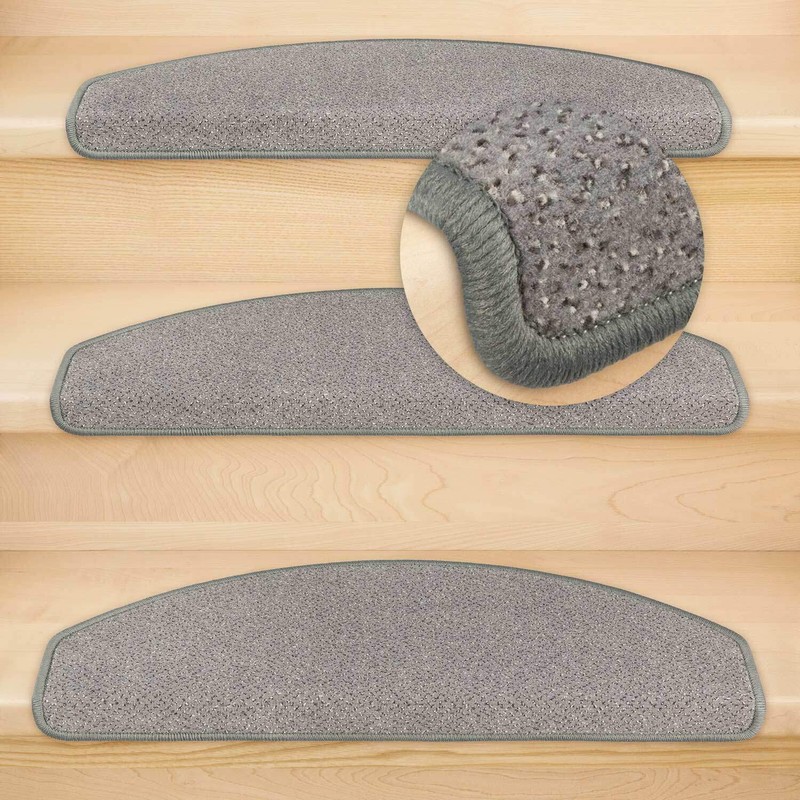 Kettelservice-Metzker Vorwerk Toscana Stair Carpet Semicircular Economy Set Light Grey