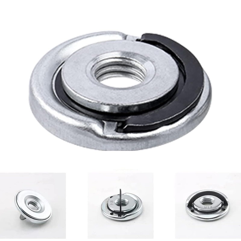2pcs 45mm M14 Quick Clamping Nuts Angle Grinder Locking Retaining