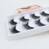 Angle Lucky 5 Pairs 3D Mink Eyelashes Faux Cross Fluffy