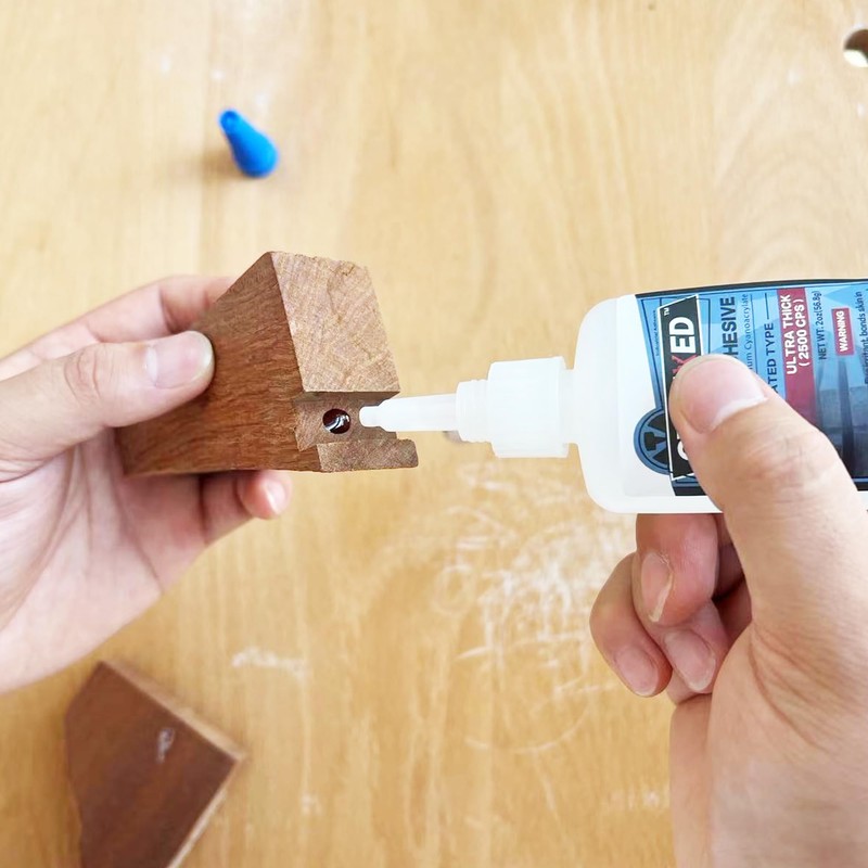 CYAFIXED CA Glue for Woodworking - 2 Bottles Thin Viscosity