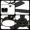 Roomratv Ceiling Fans with Lights,Ultra Silent 52 inch Smart Ceiling