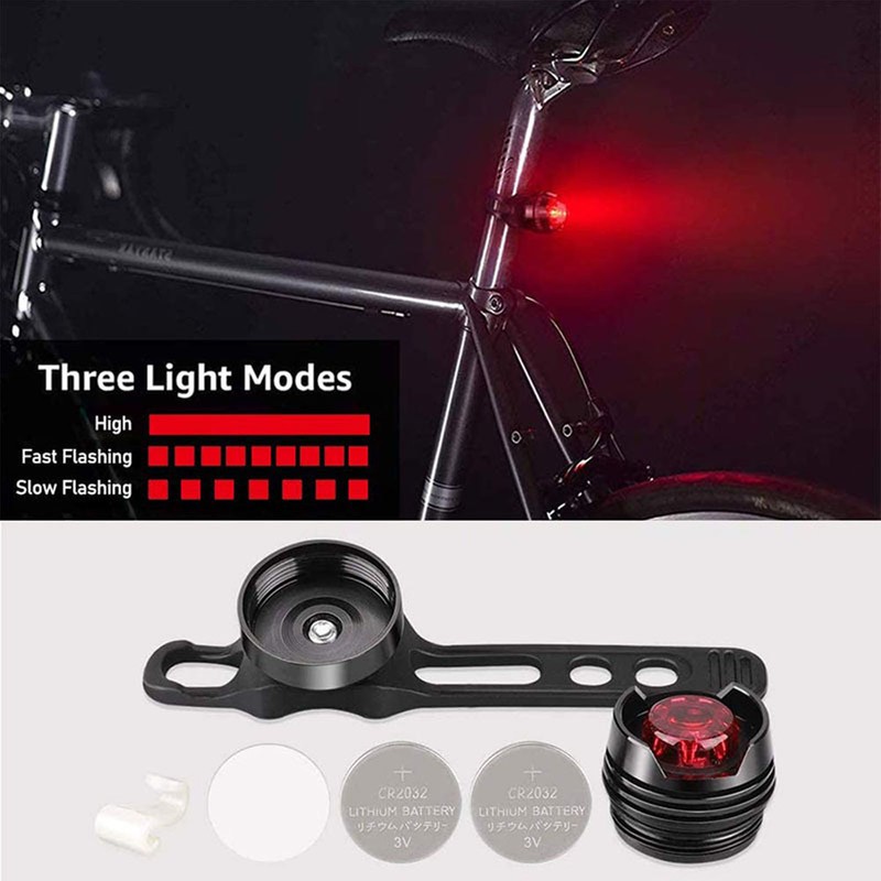 Bicycle Front Back Light USB Rechargable Bike Lamp Set Adjustable