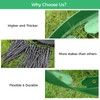 2-Inch x 100 FT Landscape Edging Border with 150 Stakes,