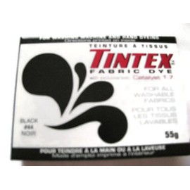 Black, Tintex Fabric Dye, Teinture a tissus, Noir