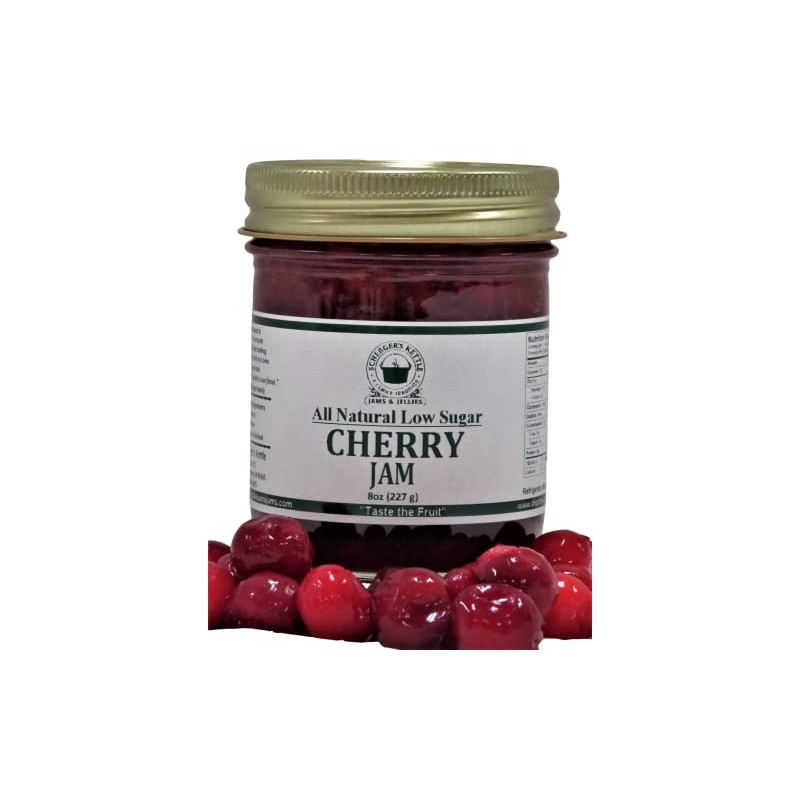 Cherry Jam, All Natural/Low Sugar, 8 oz
