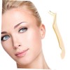 WOONEKY Elegant Gold Eyelash Nipper Compact Tool for False Lash