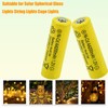 Yibatopow 16 Packs AA 200mAh Ni-CD 1.2V Rechargeable Batteries, Pre