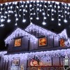 1296 LED Christmas Lights with 288 Drops, 131ft Christmas String