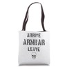 Vintage Jiu Jitsu Arrive Armbar Leave Grappling BJJ Tote Bag
