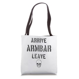 Vintage Jiu Jitsu Arrive Armbar Leave Grappling BJJ Tote Bag