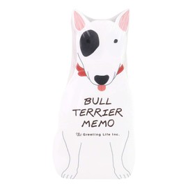 Greeting Life Memo Animal Die Cut Bull Terrier ETN-111