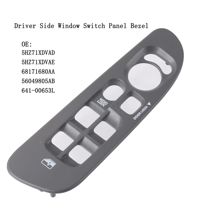 Driver and Passenger Door Window Switch Panel Bezel for 2002-2010