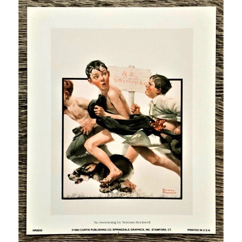 Lot of 7 Norman Rockwell from 1993- 5 x 6"