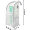 Self Standing Travel Toiletry Pouch 4 Pieces Portable Standing Mesh