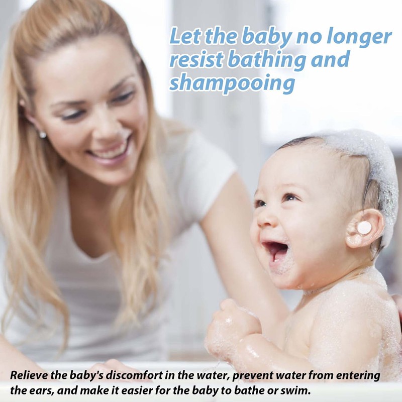 90pcs Baby Waterproof Ear Stickers Multipurpose Disposable Newborn Ear Stickers
