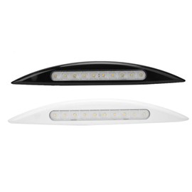 LED Car Light 12V 5W Canopy Waterproof Outdoor Porch Awning Lighting Yellow for Camping RV Outdoor (White)