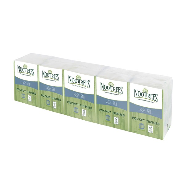 NooTrees 2-Ply Pocket Tissue, 9 Sheets (10 Pack, 90 Sheets)