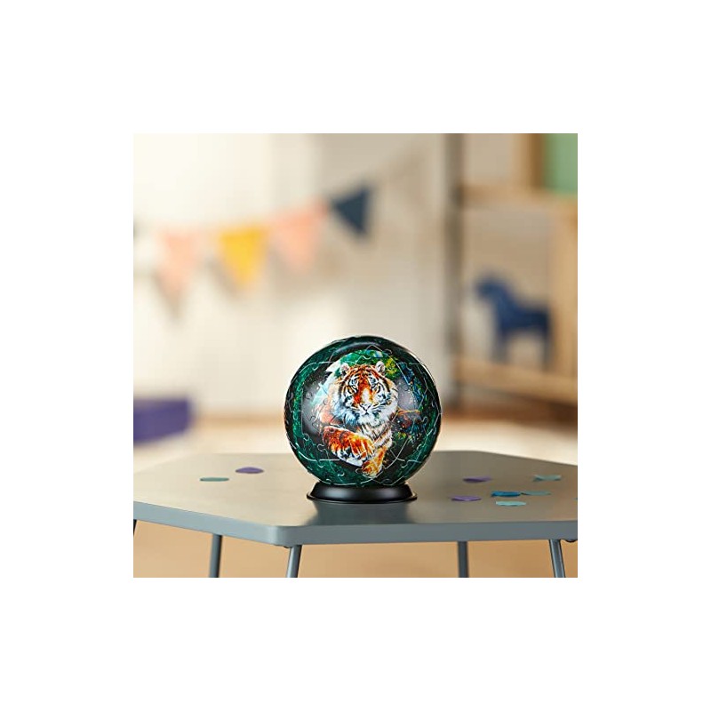 Ravensburger 3D Puzzle 11248 Night Light Puzzle Ball Big Cats